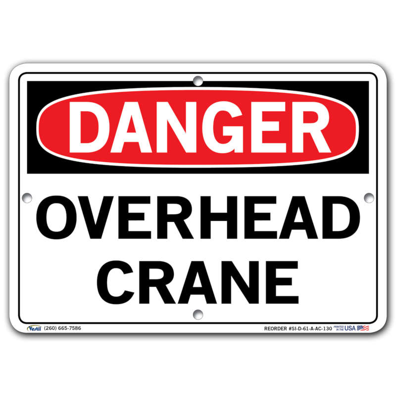 Vestil Danger Overhead Crane