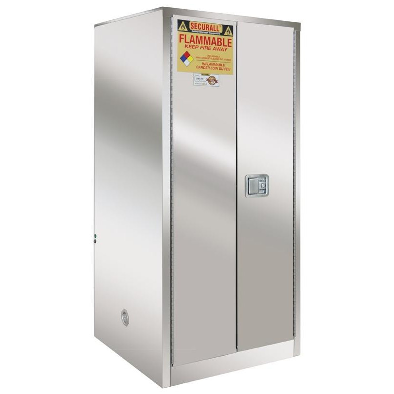 Securall Stainless Steel Flammable Storage Cabinets