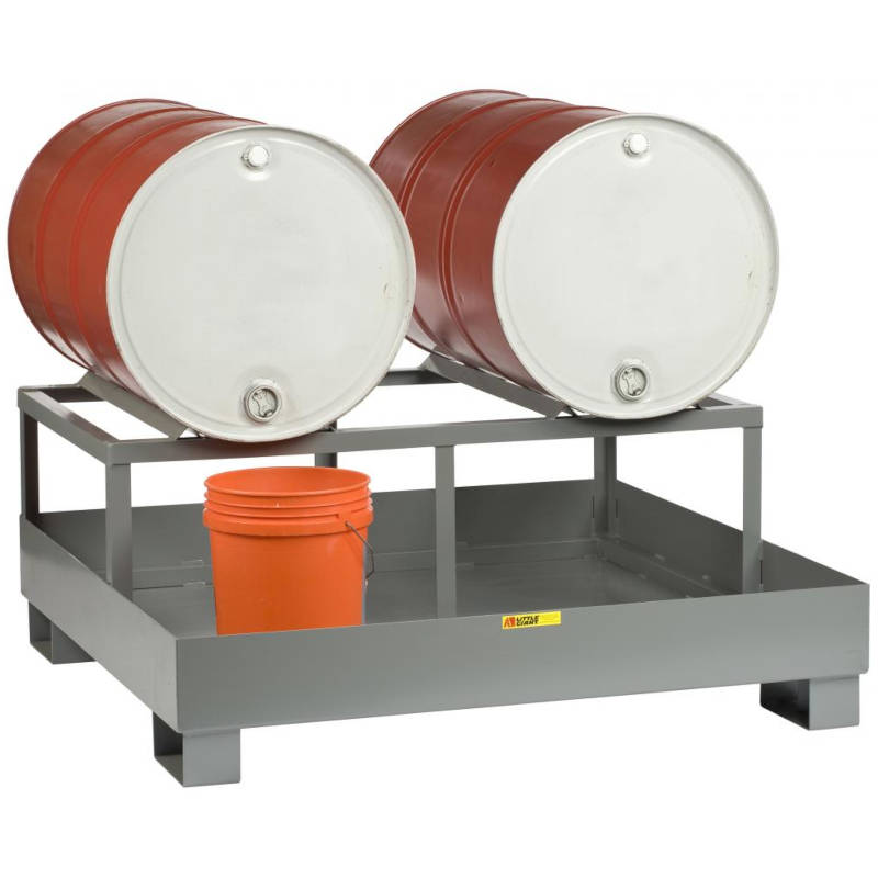 Little Giant Spill Control Platform with Drum Rack - 2 Drums - Model No. SST-5151-2D