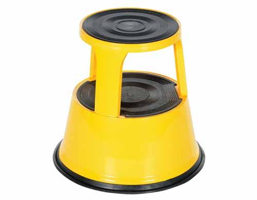 Vestil STEP-17-Y Yellow Rolling Step Stool
