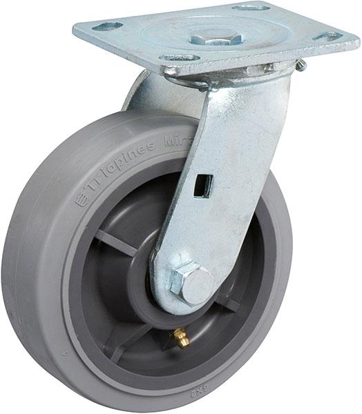 Stromberg STP6600 Medium-Heavy Duty Swivel Plate Casters - 6 Inch