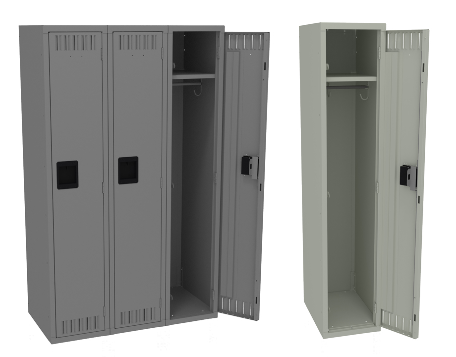 60" Inch High Single Tier Lockers Without Legs Assembled
