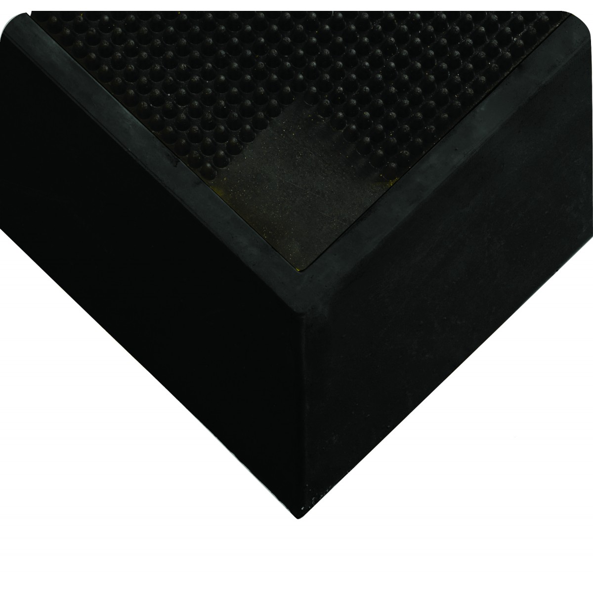 Tall Wall Sanitizing Footbath Mat - 31" x 37" - Black