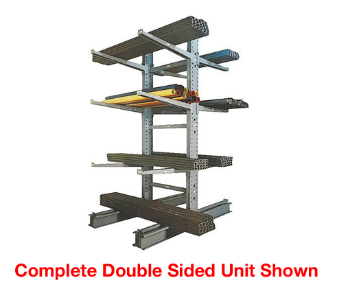 Series 3000 Heavy Duty Cantilever Racks - Double Sided Upright - Columns Only