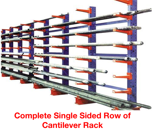Series 4000 Standard Heavy Duty Cantilever Rack - Single Sided Upright - Columns Only