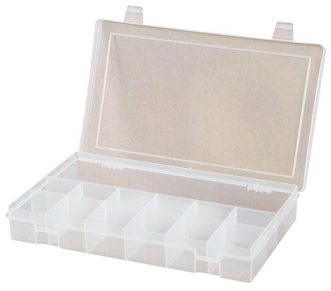 Durham Small Plastic Compartment Boxes Model No. SP13-CLEAR