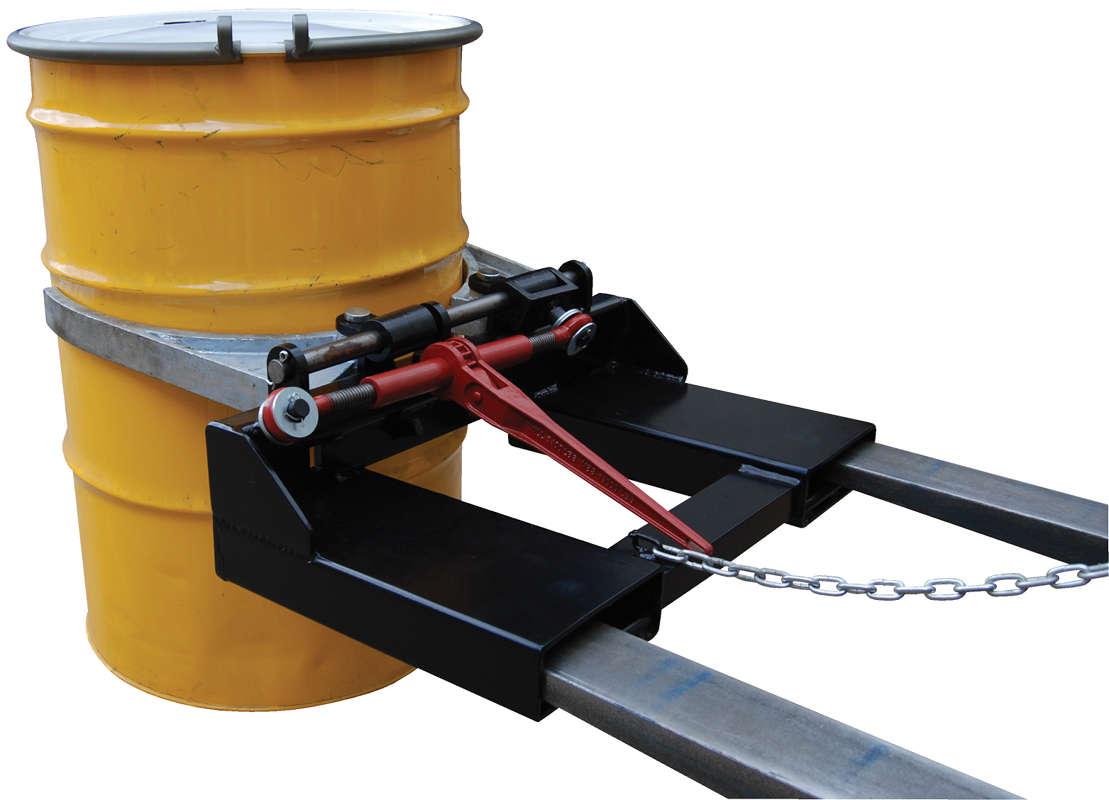 Spring Grip Fork Mounted Drum Gripper