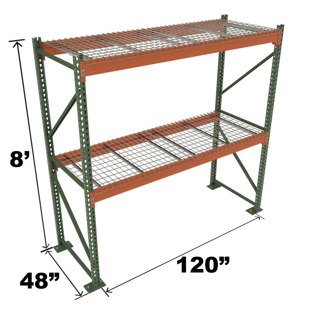 Stromberg Teardrop Storage Rack - 120 in x 48 in x 8 ft