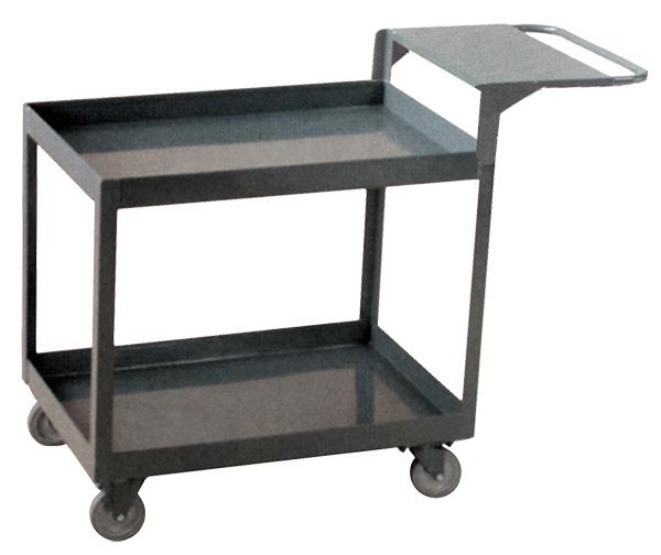 Stromberg Steel Service Cart with Writing Shelf