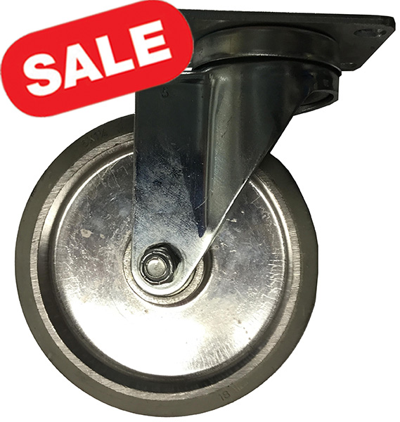 Stromberg 20 Series Gray Rubber Tread Casters Swivel