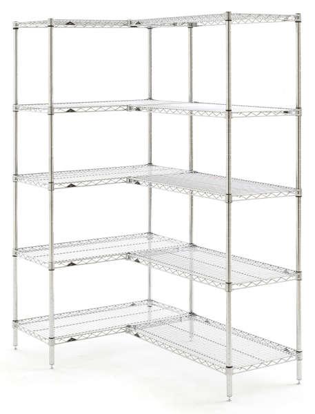 Metro Super Erecta Starter and Add-On Units - 4 Metroseal Shelves