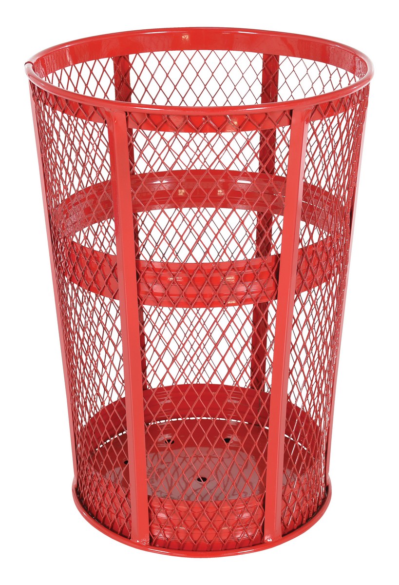 Expanded Metal Trash Can