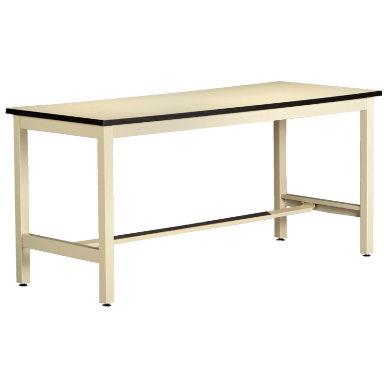 Tennsco Technical Workstations with Fixed Legs and Standard Work Surface