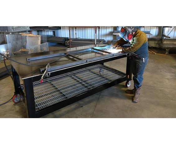 metal welding table