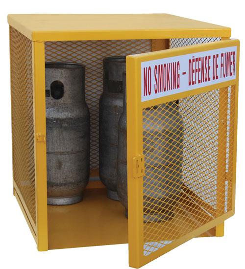 Vestil Cylinder Storage Cabinet - Canada - Model No. CYL-LP-4-CA