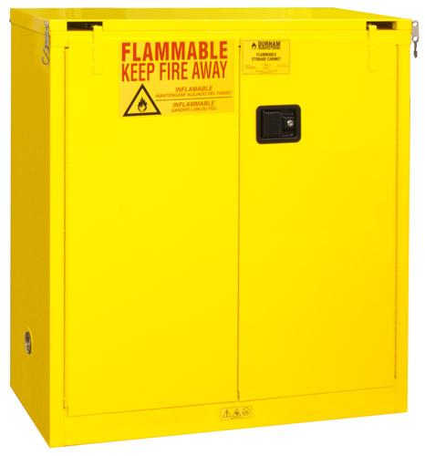 Durham Flammable Safety Cabinets with 30 Gallon Capacity Model No. 1030S-50