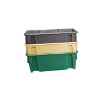 Heavy Duty Molded Plastic Stack and Nest Boxes