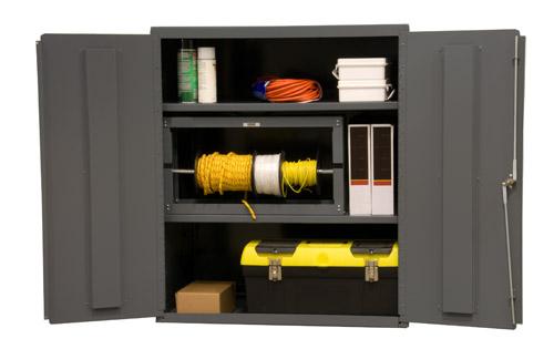 Durham Industrial Duty 16 Gauge Cabinets with Adjustable Shelves Model No. 2503-2S-95