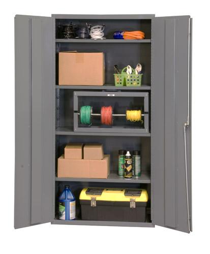 Industrial Duty 16 Gauge Cabinets with Adjustable Shelves