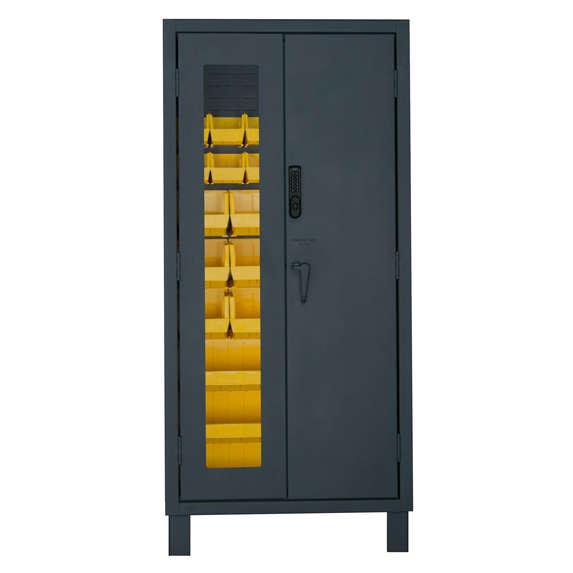 Durham Heavy Duty Electronic Access Control Cabinets with Bins