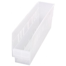 Quantum Clear-View Store-More Shelf Bin, Model QSB-203CL