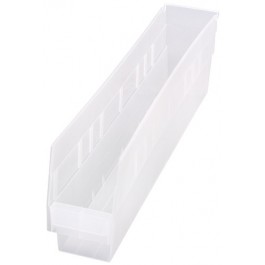 Quantum Clear-View Store-More Shelf Bin, Model QSB-205CL