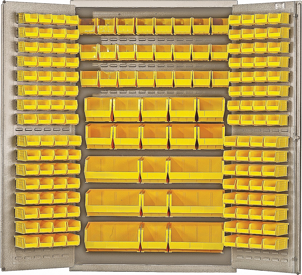 Quantum 48" Wide All-Welded Bin Cabinets, Beige Model QSC-BG-48