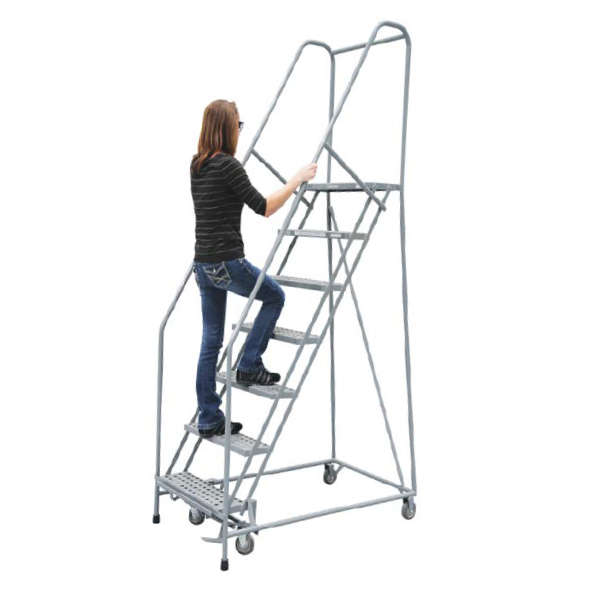 Cotterman Series 1000 Rolling Metal Ladders 24 Inch Tread Width