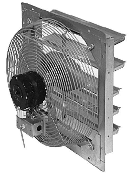 SME-18 Shutter Mounted Exhaust Fan