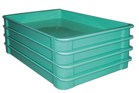 MFG Tray Stacking Containers