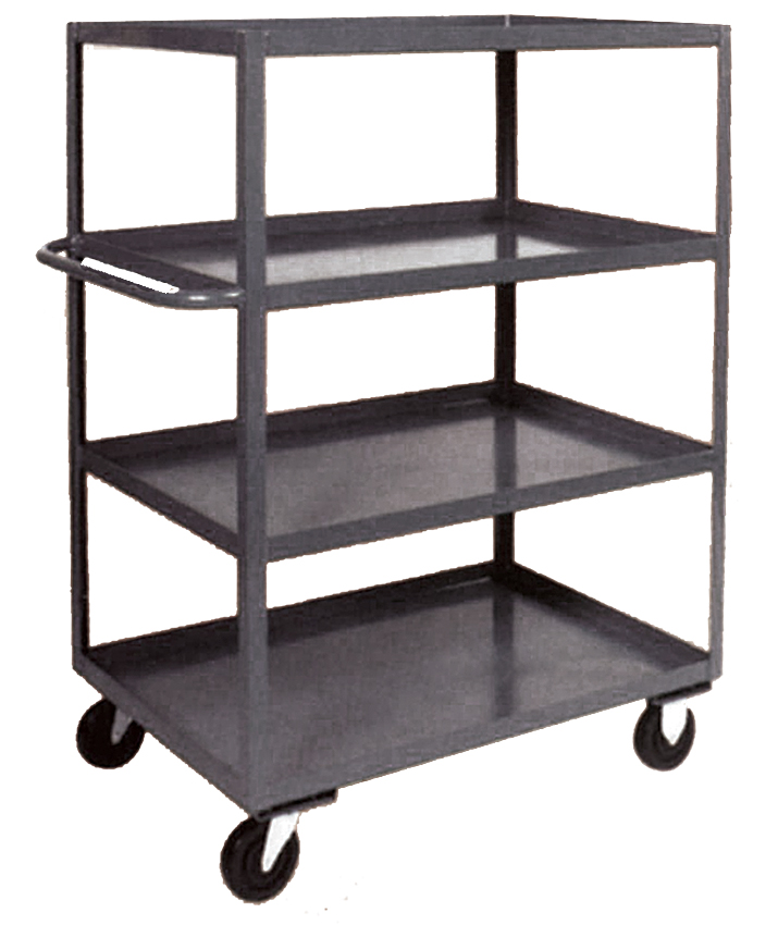 4 Shelf Steel Shelf Carts