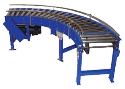 V-Belt Driven Curve Conveyors