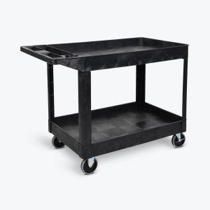 LUXOR Two-Shelf Heavy-Duty Utility Cart